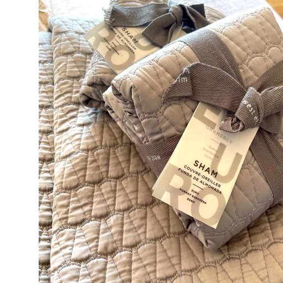 West Elm Other - West Elm King Quilt/Blanket and 2 Euro Shams